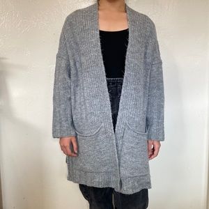 TOPSHOP Long-split Cardigan